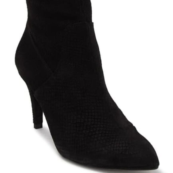 Free People Willa Leather Ankle Black Witchcore Booties New Size 11 - Picture 4 of 16